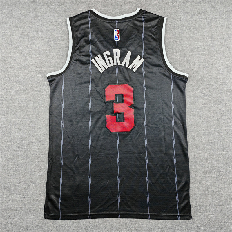 Toronto Raptors #3 Ingram City Edition 2024/25 Swingman Jersey – Black "OG Raptor"