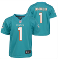Youth Miami Dolphins Tua Tagovailoa #1 Aqua Game Jersey